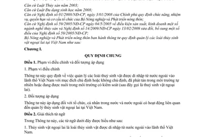 Thông tư 53/2009/TT-BNNPTNT quản lý thuỷ sinh vật ngoại lai tại Việt Nam