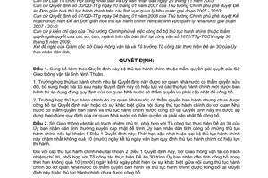 Quyết định 232/QĐ-UBND công bố bộ thủ tục hành chính