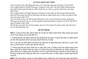 Quyết định 2008/QĐ-UBND công bố bộ thủ tục hành chính