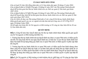 Quyết định 2017/QĐ-UBND công bố bộ thủ tục hành chính