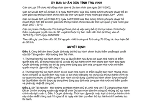 Quyết định 1619/QĐ-UBND công bố bộ thủ tục hành chính