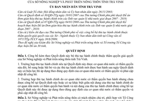 Quyết định 1615/QĐ-UBND công bố bộ thủ tục hành chính