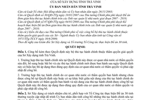 Quyết định 1617/QĐ-UBND công bố bộ thủ tục hành chính