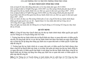 Quyết định 1618/QĐ-UBND công bố bộ thủ tục hành chính