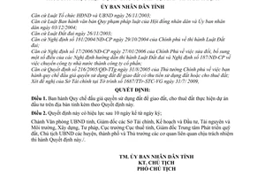 Quyết định 35/2009/QĐ-UBND quy chế đấu giá quyền sử dụng đất  giao đất cho thuê đất thực hiện dự án đầu tư