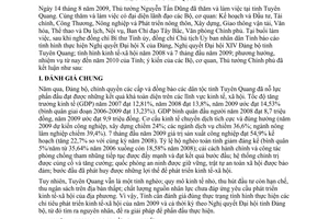 Thông báo 262/TB-VPCP kết luận Thủ tướng Nguyễn Tấn Dũng làm việc lãnh đạo tỉnh Tuyên Quang