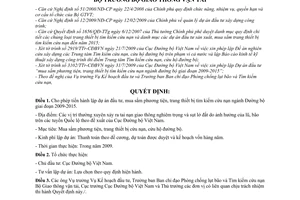 Quyết định 2472/QĐ-BGTVT cho phép lập dự án đầu tư, mua sắm phương tiện, trang thiết bị tìm kiếm cứu nạn ngành đường bộ giai đoạn 2009-2015