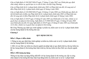 Thông tư 26/2009/TT-BCT quy trình nghiệp vụ kiểm tra, kiểm soát xử lý vi phạm hành chính lực lượng quản lý thị trường