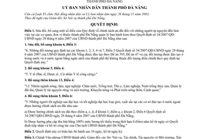 Quyết định 21/2009/QĐ-UBND sửa đổi chính sách ưu đãi