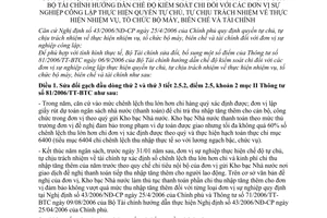 Thông tư 172/2009/TT-BTC sửa đổi 81/2006/TT-BTC kiểm soát chi đơn vị sự nghiệp công lập