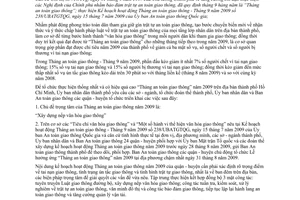 Chỉ thị 16/2009/CT-UBND tổ chức hoạt động Tháng an toàn giao thông tháng 9/2009 địa bàn thành phố Hồ Chí Minh
