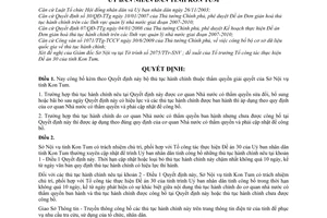 Quyết định 981/QĐ-UBND công bố bộ thủ tục hành chính