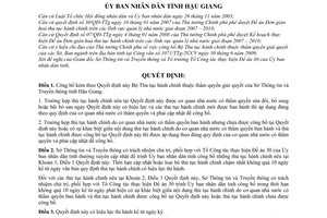 Quyết định 2347/QĐ-UBND công bố Bộ Thủ tục hành chính