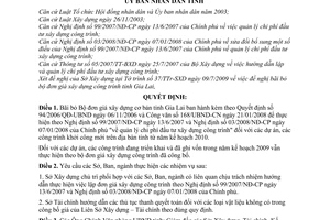 Quyết định 30/2009/QĐ-UBND bãi bỏ bộ đơn giá xây dựng công trình
