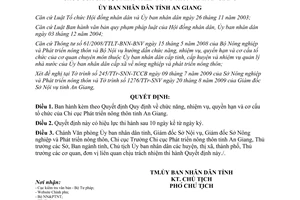 Quyết định 32/2009/QĐ-UBND chức năng quyền hạn Chi cục Phát triển nông thôn
