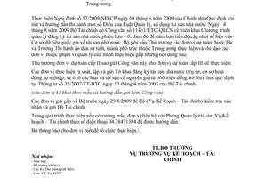 Công văn 245/BTP-KHTC kê khai đăng ký tài sản nhà nước theo quy định tại Thông tư 35/2007/TT-BTC