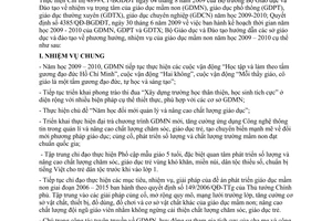 Công văn 6665/BGDĐT-GDMN hướng dẫn thực hiện nhiệm vụ Giáo dục Mầm non năm học 2009-2010