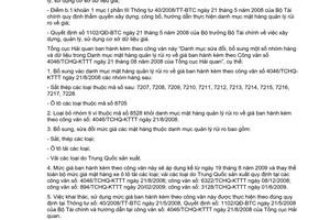 Công văn 4777/TCHQ-KTTT  bổ sung Danh mục và mức giá mặt hàng quản lý rủi ro về giá