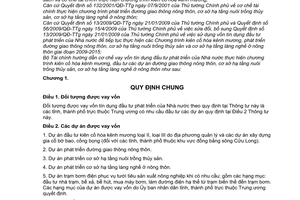 Thông tư 156/2009/TT-BTC vay vốn phát triển nhà nước kiên cố hóa kênh mương, đường giao thông nông thôn hạ tầng nuôi trồng thủy sản làng nghề
