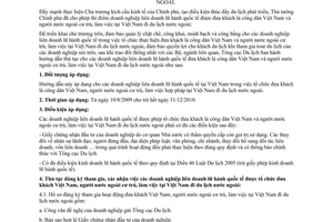 Hướng dẫn 498/TCDL-LH thủ tục cho doanh nghiệp liên doanh lữ hành quốc tế