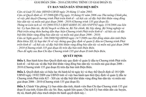 Quyết định 11/2009/QĐ-UBND quản lý đầu tư Chương trình Phát triển kinh tế xã hội