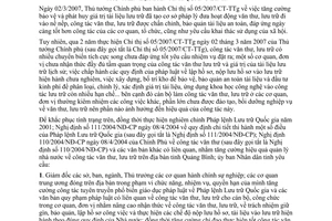 Chỉ thị 16/2009/CT-UBND quản lý nhà nước công tác văn thư lưu trữ Quảng Bình