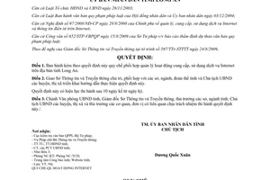 Quyết định 52/2009/QĐ-UBND  Quy chế phối hợp quản lý hoạt động cung cấp, sử dụng