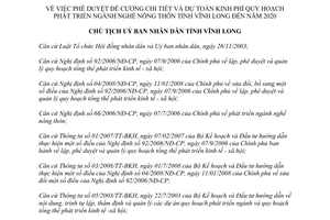 Quyết định 2108/QĐ-UBND 2009 Đề cương kinh phí phát triển nghề nông thôn Vĩnh Long