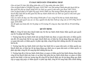 Quyết định 1176/QĐ-UBND bộ thủ tục hành chính