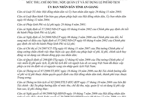 Quyết định 35/2009/QĐ-UBND sửa đổi Quyết định 17/2007/QĐ-UBND về mức thu chế độ