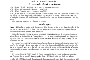 Quyết định 18/2009/QĐ-UBND phân cấp ủy quyền quyết định thẩm định dự án đầu tư lựa chọn nhà thầu dự án sử dụng nguồn vốn NSNN địa phương quản lý