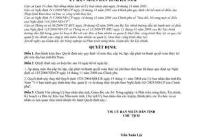 Quyết định 27/2009/QĐ-UBND mức thu, cấp bù, lập, cấp phát thanh quyết toán thủy lợi phí trên địa bàn tỉnh Hà Nam