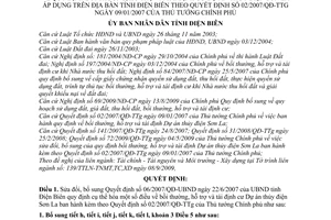 Quyết định 13/2009/QĐ-UBND sửa đổi bồi thường hỗ trợ và tái định cư