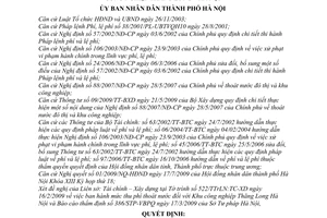 Quyết định 99/2009/QĐ-UBND mức thu phí thoát nước thải Khu Công nghiệp Thăng Long-Hà Nội