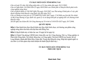Quyết định 62/2009/QĐ-UBND bình chọn, xét thưởng sản phẩm công nghiệp nông thôn tiêu biểu