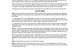 Quyết định 86/QĐ-UBND bổ sung bộ thủ tục hành chính chung