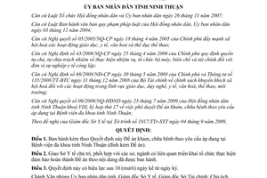 Quyết định 270/2009/QĐ-UBND Đề án khám chữa bệnh theo yêu cầu Bệnh viện Đa khoa Ninh Thuận