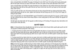 Quyết định 3397/QĐ-UBND  công bố bộ thủ tục hành chính