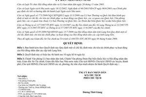 Quyết định 19/2009/QĐ-UBND Quy định chế độ định mức chi tiêu tài chính phục vụ