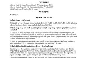 Nghị định 78/2009/NĐ-CP hướng dẫn thi hành  Luật Quốc tịch Việt Nam