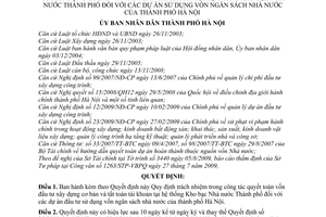 Quyết định 101/2009/QĐ-UBND  Quy định trách nhiệm trong công tác quyết toán vốn đầu tư xây dựng cơ bản