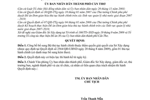 Quyết định 2828/QĐ-UBND công bố bổ sung Bộ thủ tục hành chính