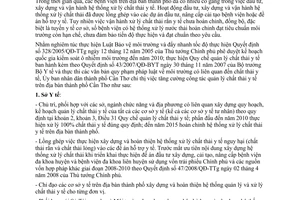 Chỉ thị 14/2009/CT-UBND tăng cường công tác quản lý chất thải y tế Cần Thơ