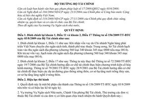 Quyết định 2326/QĐ-BTC  đính chính Thông tư 156/2009/TT-BTC
