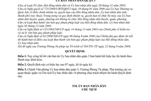 Quyết định 07/2009/QĐ-UBND công bố văn bản hết hiệu lực thi hành