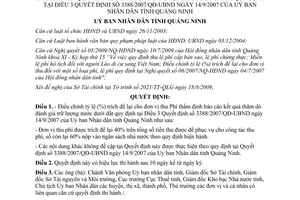 Quyết định 2920/2009/QĐ-UBND Phí thẩm định kết quả thăm dò trữ lượng nước Quảng Ninh