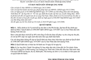 Quyết định 2921/2009/QĐ-UBND điều chỉnh Quyết định 3390/2007/QĐ-UBND tỷ lệ (%) trích để lại đơn vị thu phí đo đạc, lập bản đồ địa chính