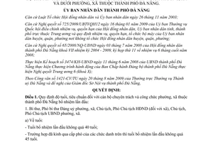 Quyết định 7460/QĐ-UBND năm 2009 quy định tiêu chuẩn số lượng xếp lương phụ cấp