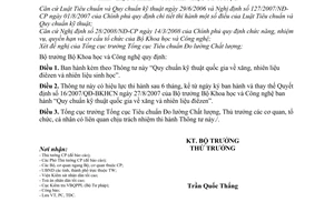 Thông tư 20/2009/TT-BKHCN Quy chuẩn kỹ thuật quốc gia về xăng, nhiên liệu điêzen nhiên liệu sinh học