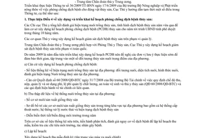 Công văn 1471/TY-TS hướng dẫn thực hiện Thông tư 36/2009/TT-BNN